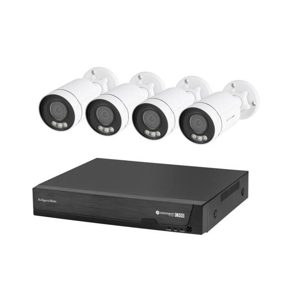 Obrázok pre Zestaw do monitoringu IP Kruger&Matz Connect C300