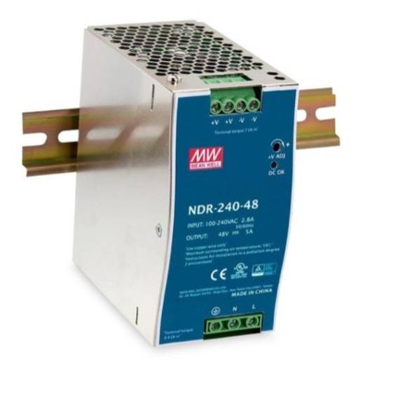 Obrázok pre Digitus DN-PWR24048 napájecí zdroj 240 W Zelená, Stříbrná