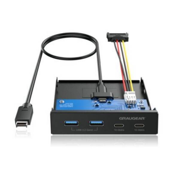 Obrázok pre GRAUGEAR G-MP02 součástka počítačové skříně Univerzální Přední panel