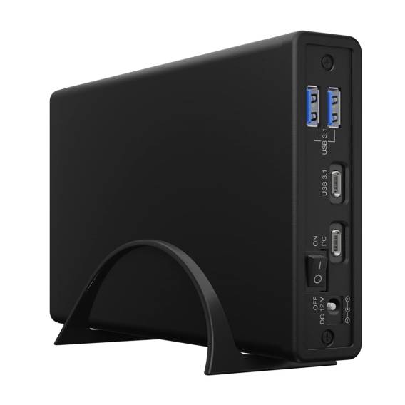 Obrázok pre ICY BOX IB-382H-C31 HDD/SSD rámeček Černá 2.5/3.5"