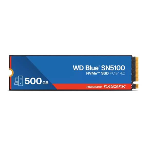Obrázok pre Western Digital WD Blue SN5100 500 GB M.2 PCI Express 4.0 NVMe QLC 3D NAND