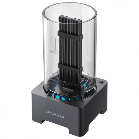 Obrázok pre GRAUGEAR G-M2DK-AC-10G dokovací stanice pro úložná zařízení USB 3.2 Gen 2 (3.1 Gen 2) Type-C Černá