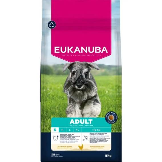 Obrázok pre EUKANUBA Premium Nutrition Adult Small Breed Chicken - suché krmivo pro psy - 15kg