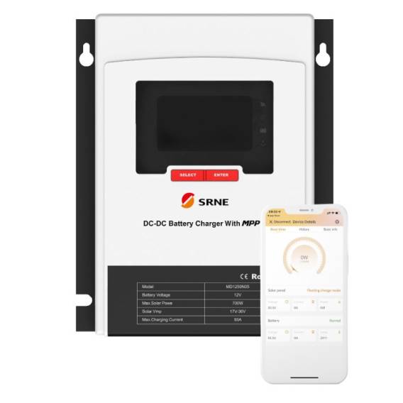 Obrázok pre Charge Controller/Charger DC-DC SRNE