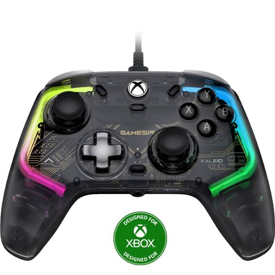 Obrázok pre GameSir Kaleid Černá, Průhledná USB Gamepad Analogový/digitální Xbox One, Xbox Series S, Xbox Series X