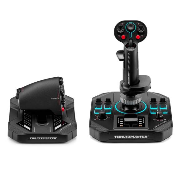 Obrázok pre Thrustmaster Sol-R 4 HOTAS Černá USB Joystick + ovládací páka motoru Analogový/digitální PC