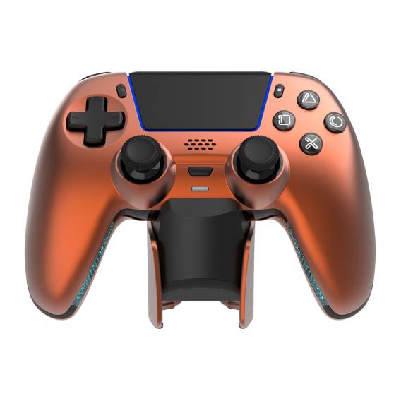 Obrázok pre Deltaco Gaming GAM-199-ORANGECOPPER herní ovladač Oranžová, Bronzová Bluetooth/USB Gamepad PlayStation 5, PC, Android, iOS
