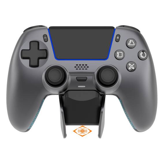 Obrázok pre Deltaco Gaming GAM-199-STEELGRAY herní ovladač Šedá, Metalická, Ocel Bluetooth/USB Gamepad PlayStation 5, Android, iOS
