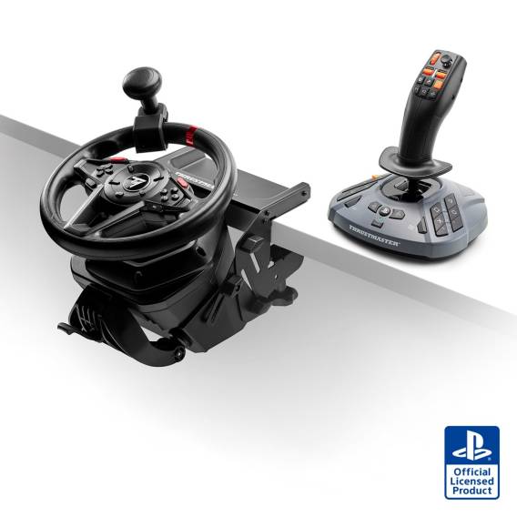 Obrázok pre Thrustmaster T128 SimTask Farming Pack Černá USB Volant + pedály + řadicí páka Analogový/digitální PC, PlayStation 4, PlayStation 5