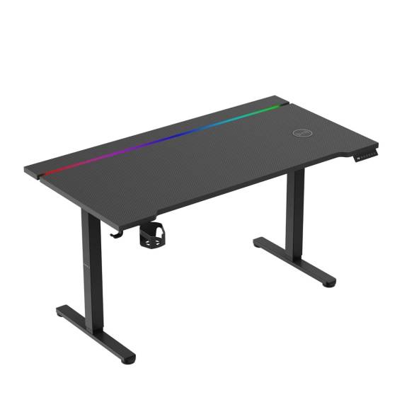 Obrázok pre Elektricky výškově nastavitelný herní stůl Huzaro Hero 8.7 RGB, černý
