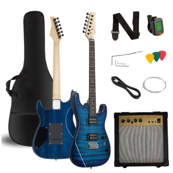 Obrázok pre V-TONE EGW 39 BL gitara elektryczna 4/4 stratocast