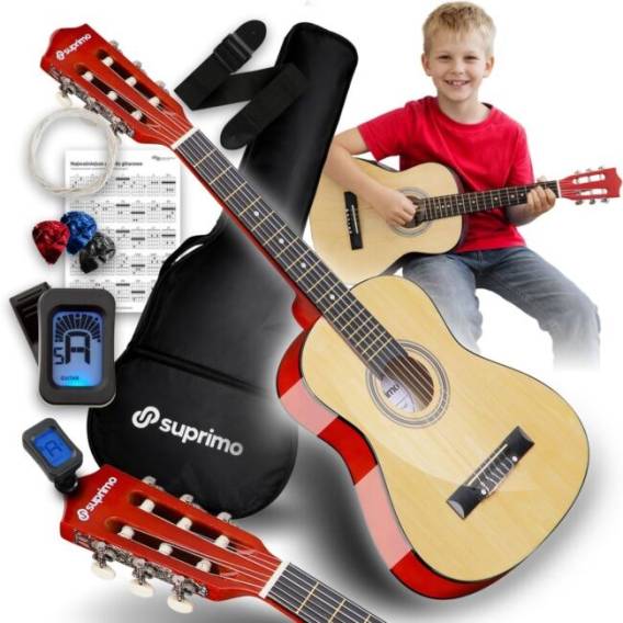Obrázok pre SUPRIMO JRC SET NT gitara klasyczna 1/4 naturalna
