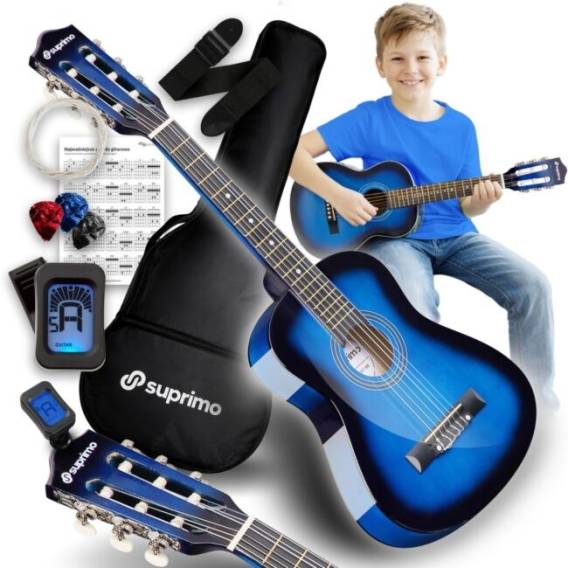 Obrázok pre SUPRIMO JRC SET BB gitara klasyczna 1/4 blueburst