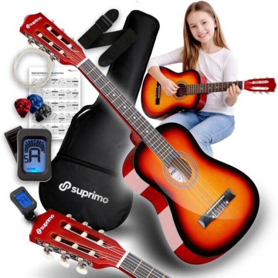 Obrázok pre SUPRIMO JRC SET SB gitara klasyczna 1/4 sunburst
