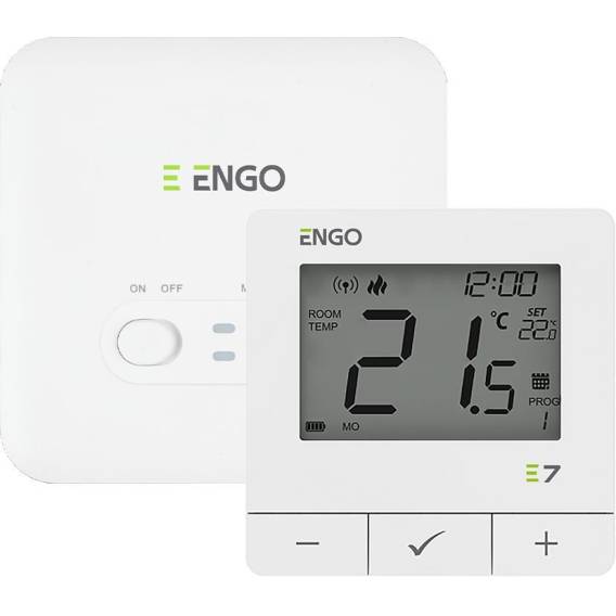 Obrázok pre ENGO Controls E7-RFW Wireless Thermostat, White