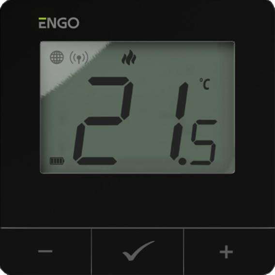 Obrázok pre ENGO Controls E25-BATB - Internetowy, natynkowy regulator temp.
