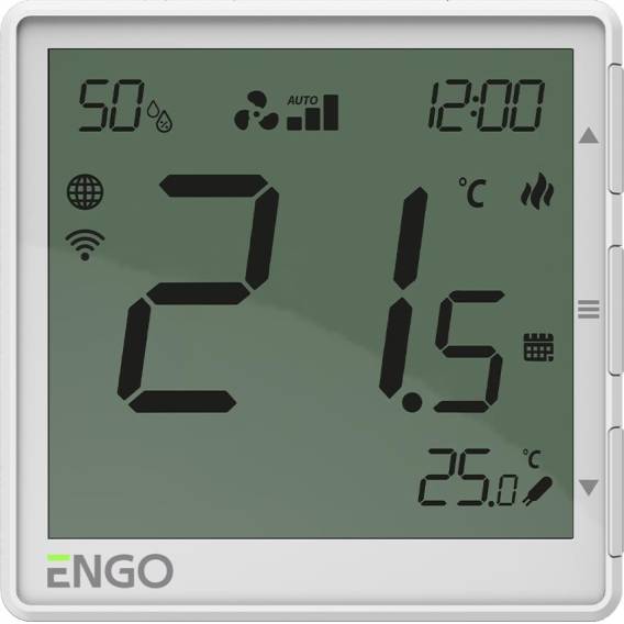 Obrázok pre ENGO Controls EFAN-230W Fan Coil Thermostat, 230V