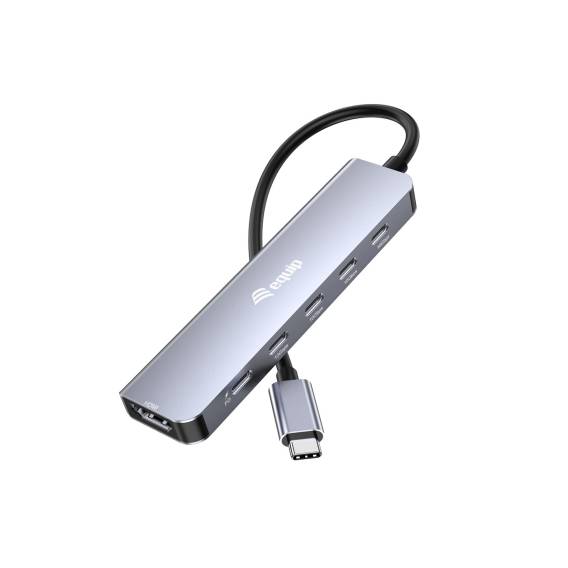 Obrázok pre Equip 133499 dokovací stanice/replikátor portů Kabel USB 3.2 Gen 2 (3.1 Gen 2) Type-C Šedá