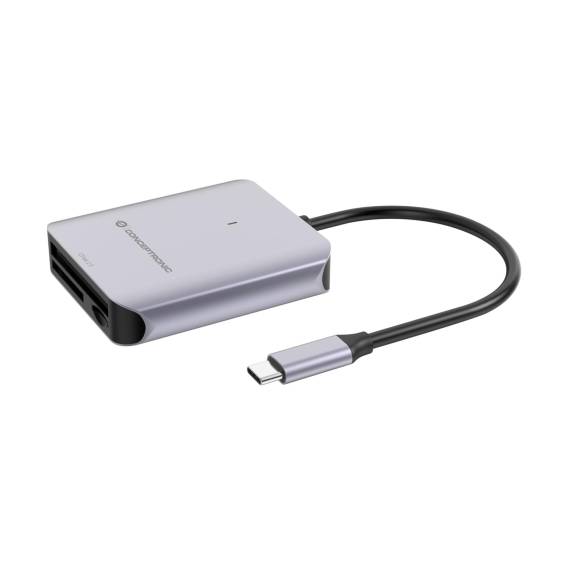 Obrázok pre Conceptronic BIAN09G čtečka karet USB 3.2 Gen 2 Type-C Šedá