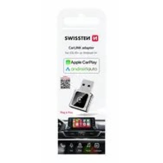 Obrázok pre Adapter Swissten CarLink (Apple CARPLAY/ANDROID AUTO) / Bluetooth / USB-A/C