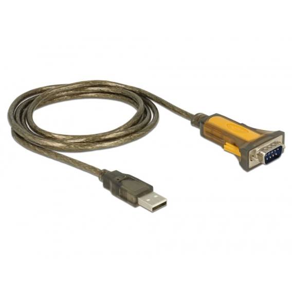 Obrázok pre DeLOCK 65840 sériový kabel Černá, Žlutá 1,5 m USB Typ-A DB-9