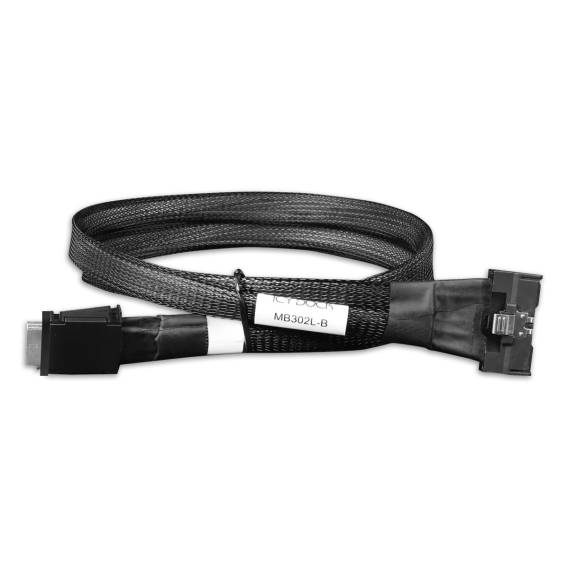 Obrázok pre Icy Dock MB302L-B kabel pro sériové SCSI (SAS) 0,5 m Černá