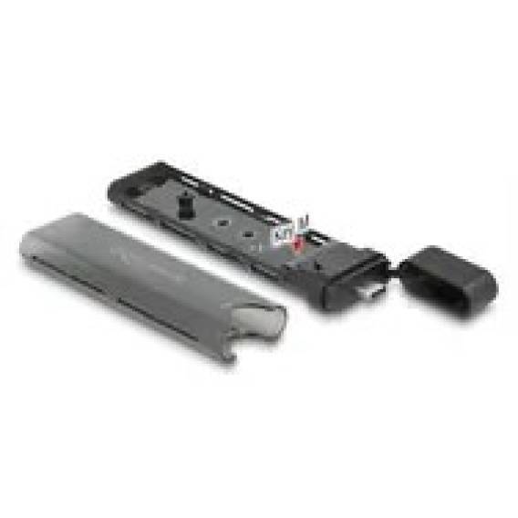 Obrázok pre DeLOCK Externí kombinované pouzdro USB Type-C pro M.2 NVMe PCIe nebo pro SATA SSD - beznástrojové