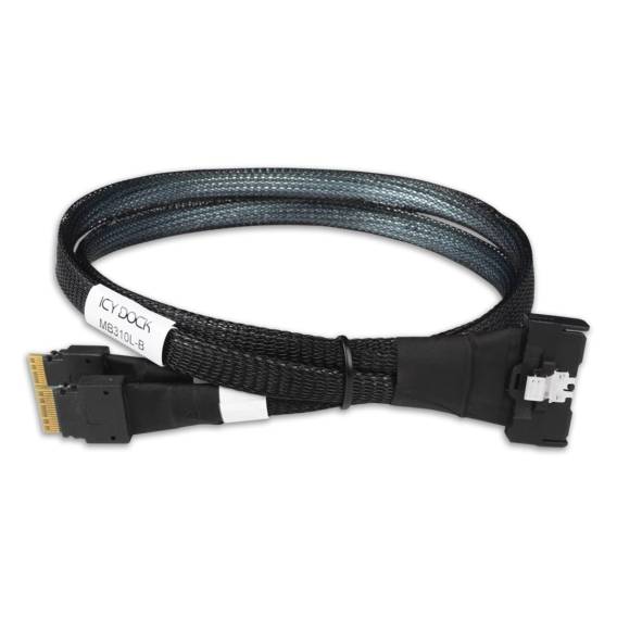 Obrázok pre Icy Dock MB310L-B kabel pro sériové SCSI (SAS) 0,5 m Černá