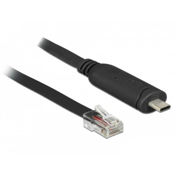 Obrázok pre DeLOCK 63912 sériový kabel Černá 2 m USB typu C RJ45