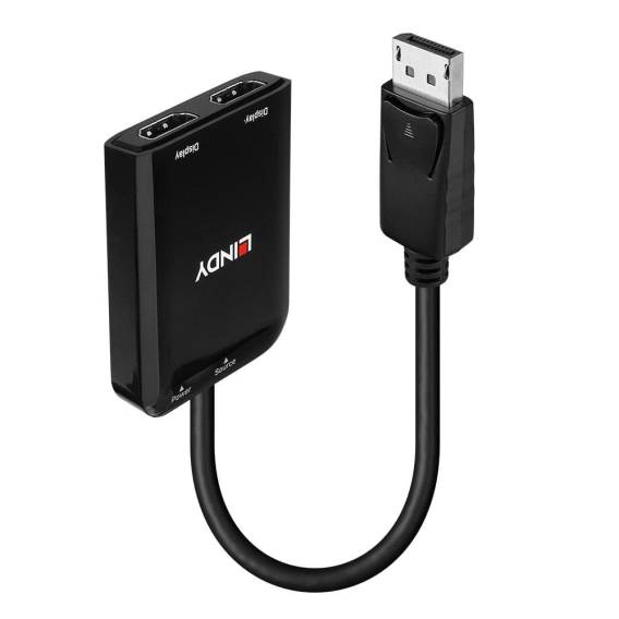 Obrázok pre Lindy 38433 adaptér k video kabelům DisplayPort 2 x HDMI