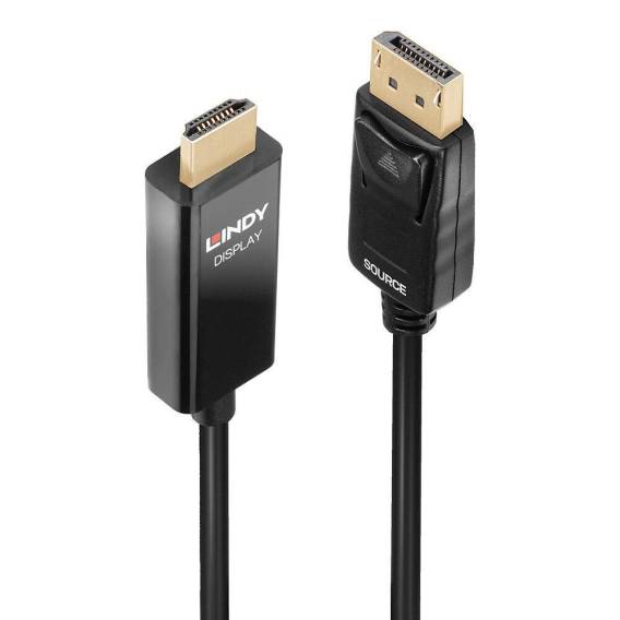 Obrázok pre Lindy 40928 adaptér k video kabelům 5 m DisplayPort HDMI Typ A (standardní) Černá
