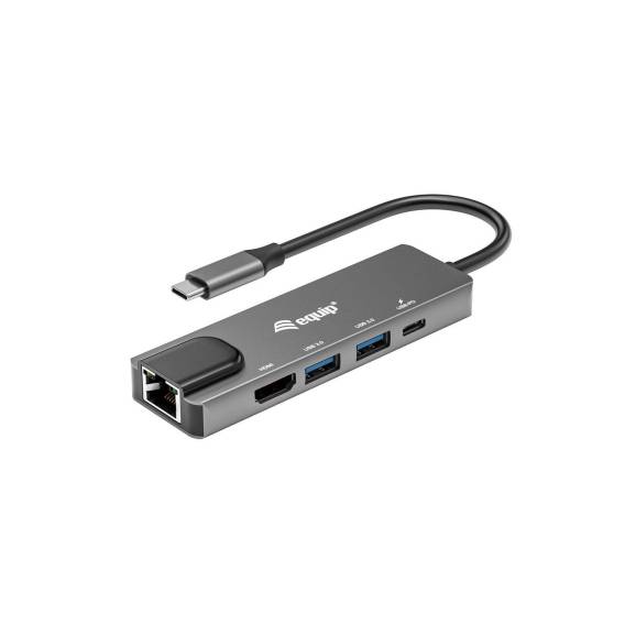 Obrázok pre Equip 133489 dokovací stanice/replikátor portů Kabel USB 3.2 Gen 1 (3.1 Gen 1) Type-C Šedá