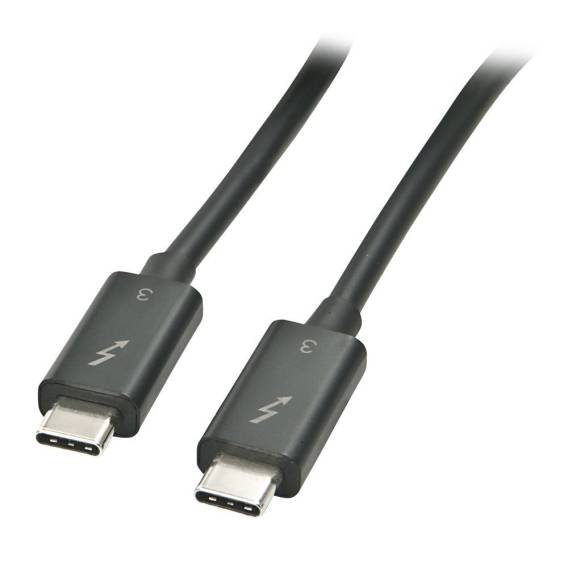 Obrázok pre Lindy 41556 Thunderbolt kabel 1 m 20 Gbit/s Černá