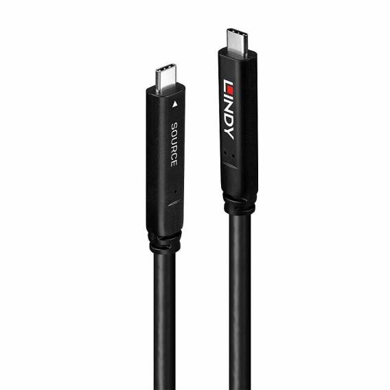 Obrázok pre Lindy 43393 USB kabel USB 3.2 Gen 1 (3.1 Gen 1) 8 m USB C Černá