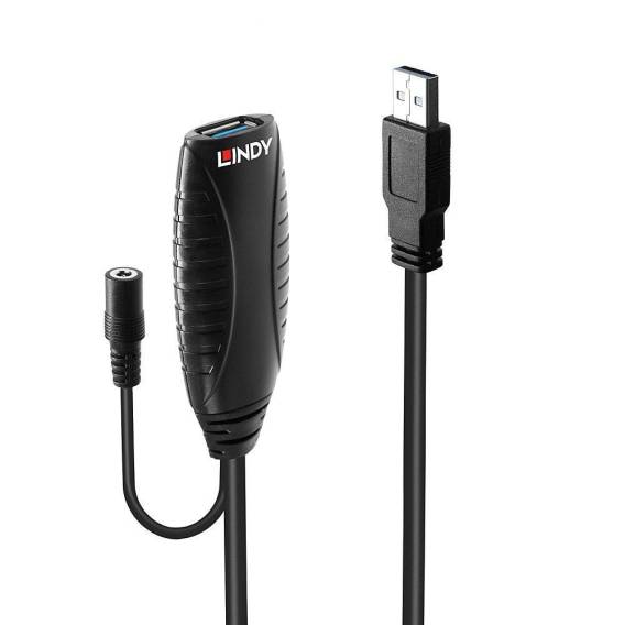 Obrázok pre Lindy 43156 USB kabel USB 3.2 Gen 1 (3.1 Gen 1) 10 m USB A Černá