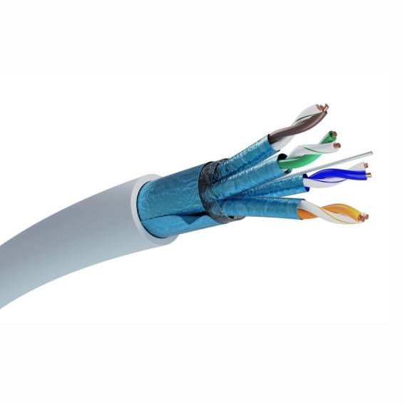 Obrázok pre Extralink CAT6A FFTP (F/FTP) INDOOR TWISTED PAIR 305M síťový kabel