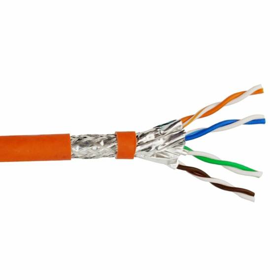 Obrázok pre Helos 263842 síťový kabel Oranžová 500 m Cat7 S/FTP (S-STP)