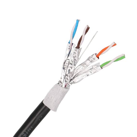 Obrázok pre Extralink CAT6A FTP (F/UTP) OUTDOOR TWISTED PAIR WITH GEL 305M síťový kabel