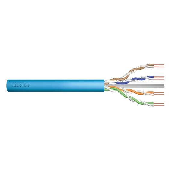 Obrázok pre Digitus DK-1614-A-VH-1 síťový kabel Modrá 100 m Cat6a U/UTP (UTP)