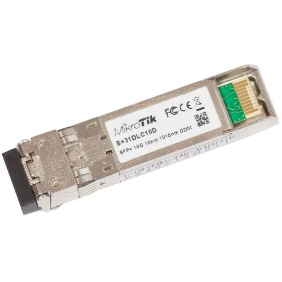 Obrázok pre Mikrotik S+31DLC10D síťový transceiver modul Optické vlákno 10000 Mbit/s SFP+ 1310 nm