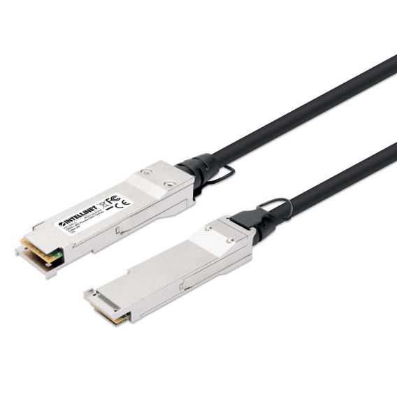 Obrázok pre Intellinet 508513 InfiniBand a optický kabel 2 m QSFP+ Černá, Stříbrná
