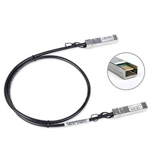 Obrázok pre LANCOM SFP-DD-DAC50-1m InfiniBand a optický kabel Černá, Ocel