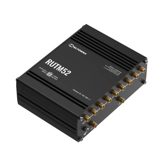 Obrázok pre Teltonika RUTM5210B000 bezdrátový router Gigabit Ethernet Dvoupásmový (2,4 GHz / 5 GHz) 5G Černá