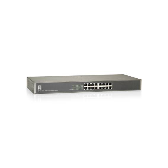 Obrázok pre LevelOne FSW-1650 síťový přepínač Nespravované Fast Ethernet (10/100) Šedá