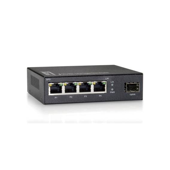 Obrázok pre LevelOne GEU-0521 síťový přepínač Nespravované Gigabit Ethernet (10/100/1000) Šedá