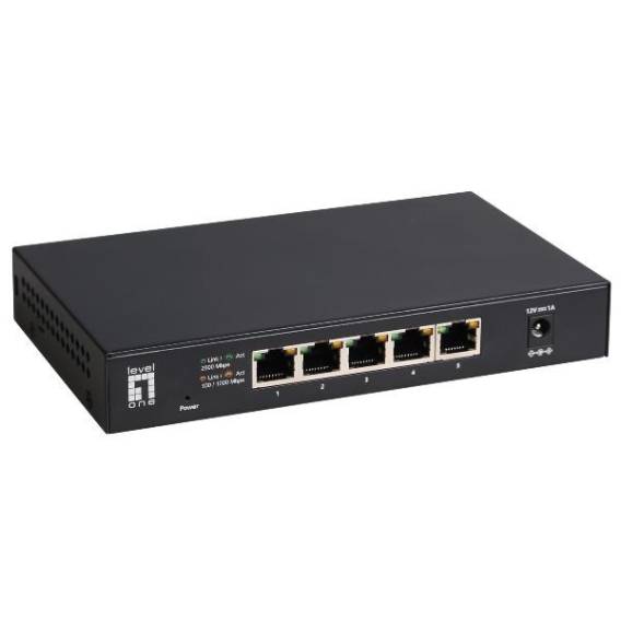 Obrázok pre LevelOne GEU-0525 síťový přepínač Nespravované 2.5G Ethernet (100/1000/2500) Černá