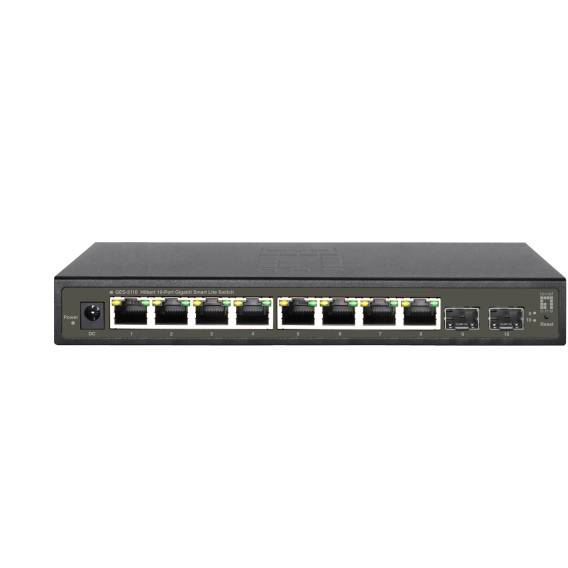 Obrázok pre LevelOne GES-2110 síťový přepínač Řízený L2 Gigabit Ethernet (10/100/1000) Černá