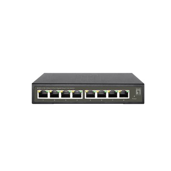 Obrázok pre LevelOne GES-2108 síťový přepínač Řízený L2 Gigabit Ethernet (10/100/1000) Černá