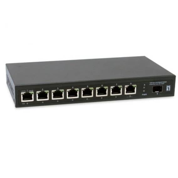 Obrázok pre LevelOne GEP-0925 síťový přepínač Nespravované 2.5G Ethernet (100/1000/2500) Podpora napájení po Ethernetu (PoE) Černá