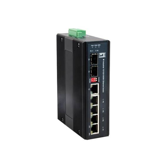 Obrázok pre LevelOne IES-0600 síťový přepínač Gigabit Ethernet (10/100/1000) Černá